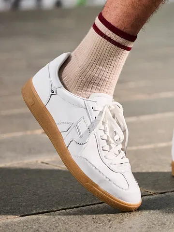 San Diego Leather Sneaker Hvit