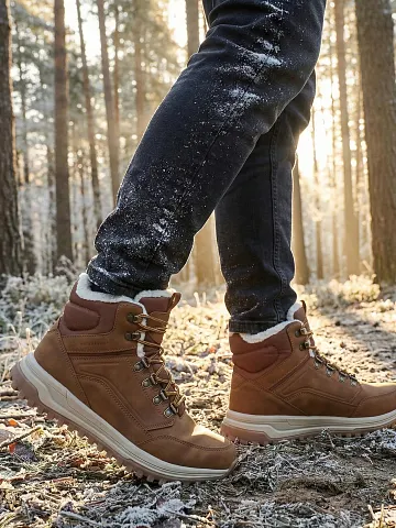 Winter Boot Men Brown