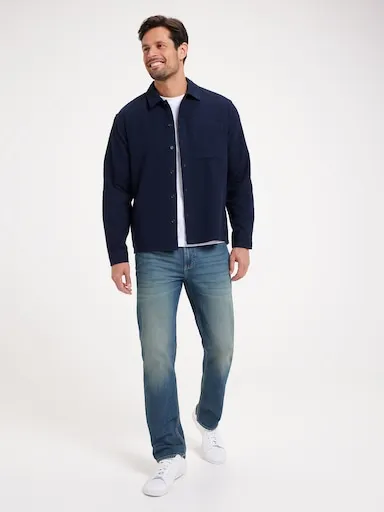 Just Jeans Long Sleeve Textured Shirt