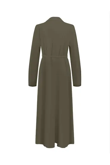 Vestido largo camisero