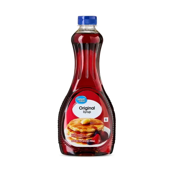 Overall pick Great Value Original Syrup, 24 fl oz