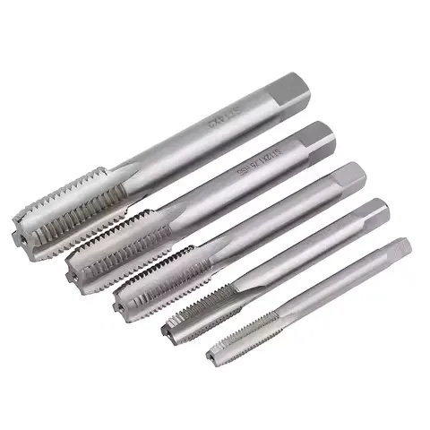 M2 M2.5 M3 M4 M5 M6 M7 M8 M9 M10 M11x0.5x0.75x1x1.25x1.5 Metric HSS Left Hand Tap Pitch Threading Tools For Mold Machining