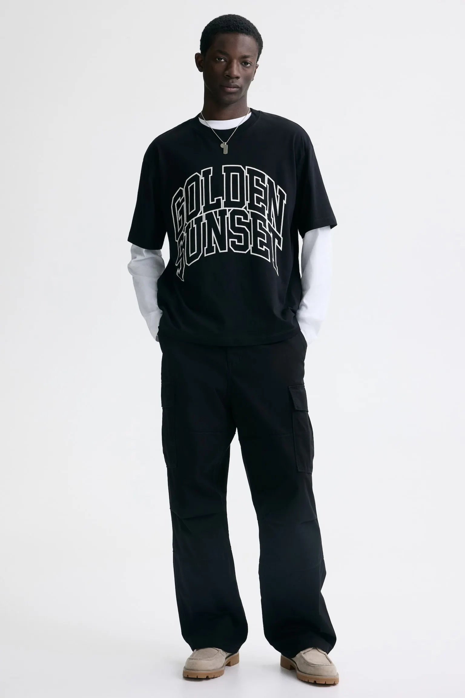 Playera Loose Fit con diseño