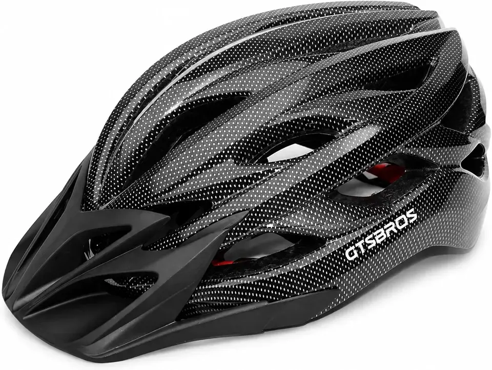 Bike Helmet with Visor for Men Women – Lightweight Road & Mountain Bicycle Helmet – Adjustable Adult Cycling Helmet for Commuting, MTB & E-Bike, CPSC Certified