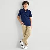 Thereabouts Little & Big Kid Boys Straight Regular Fit Flat Front Pant