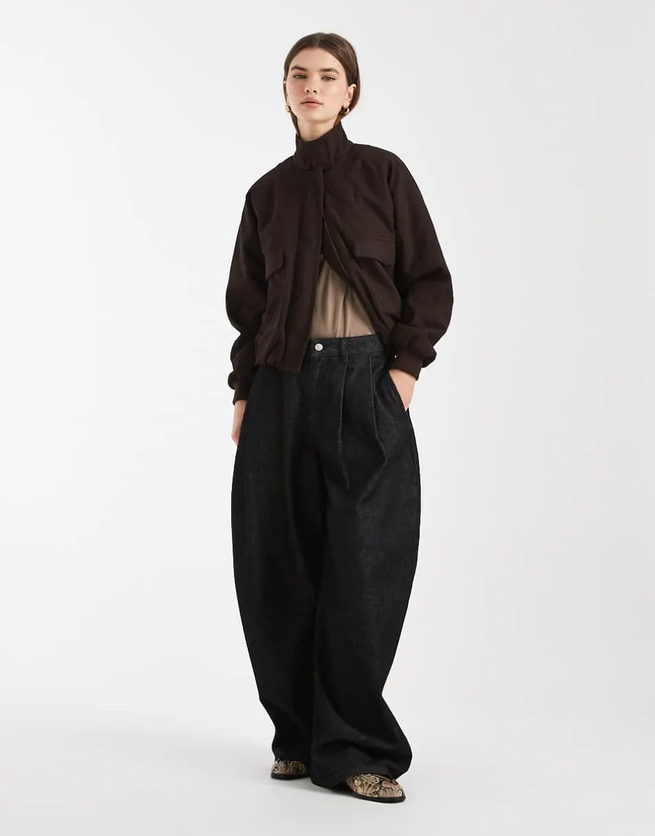 Cotton On clover bomber jacket in american oak