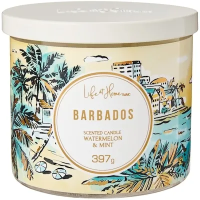 Barbados Scented 3-Wick Candle