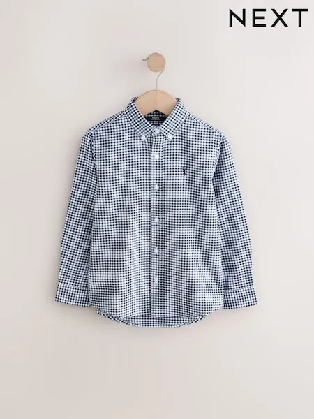 Gingham Check Single Oxford Shirt (3-16yrs)