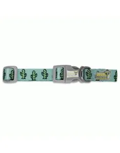 Goo-Eez Printed Dog Collar - Cactus - Halsband - Groen 2xs