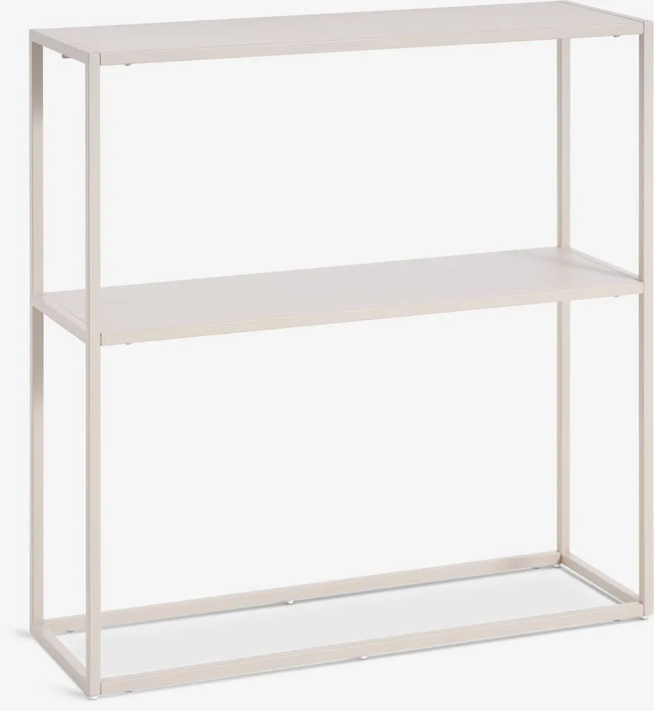Consolle VIRUM 26x80 cm con ripiano beige