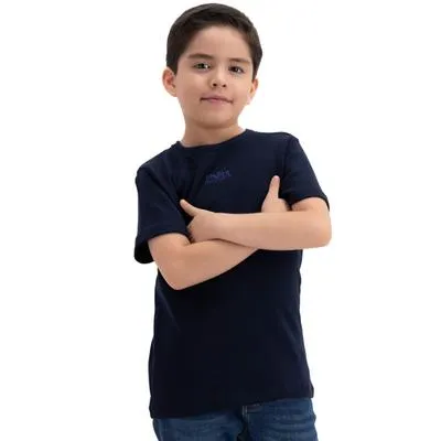 Playera Hummo Niño Lisa De Manga Corta
