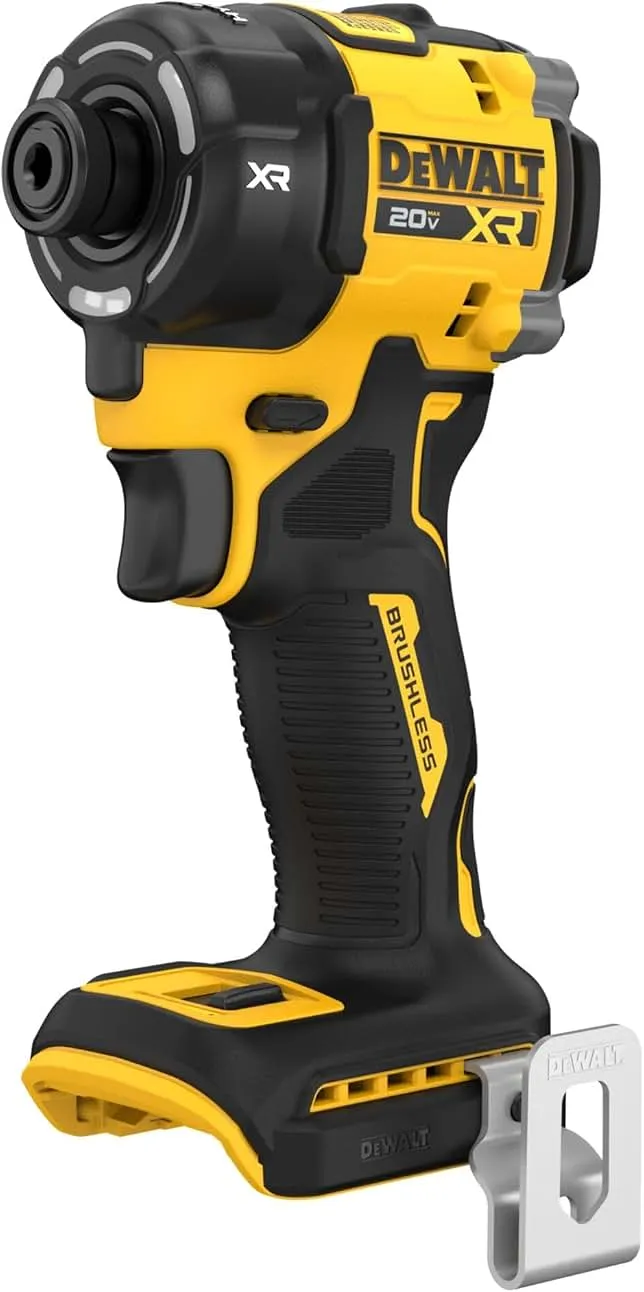 DEWALT 20V MAX 1/4 Inch Hydraulic Impact Driver (DCF870B) | Quiet, Brushless Cordless, XR Extreme Runtime, LED Halo Ring, Battery Not Included