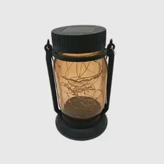 ProSolar Glass Sun Jar Solar Table Top Light