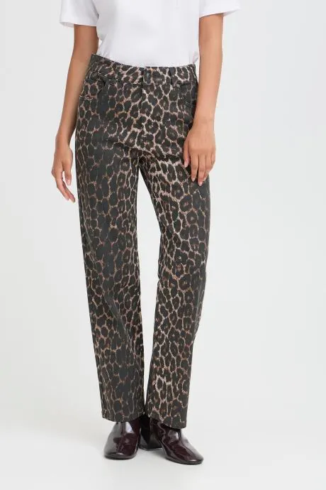 Wijde jeans / Flared Jeans BYKENNA HW JEANS - dames bruin