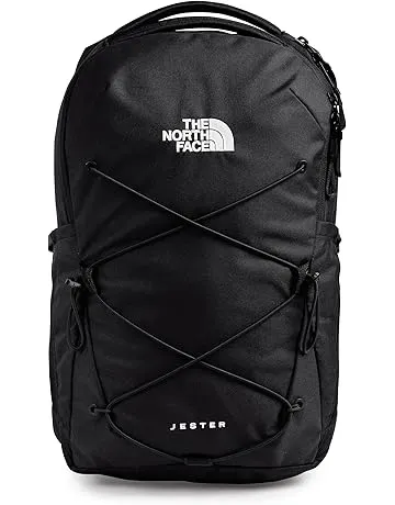 The North Face Women's Jester Everyday Laptop Backpack - Commuter Travel Bag, Laptop Sleeve, Water-Repellent, TNF Black-NPF, One Size