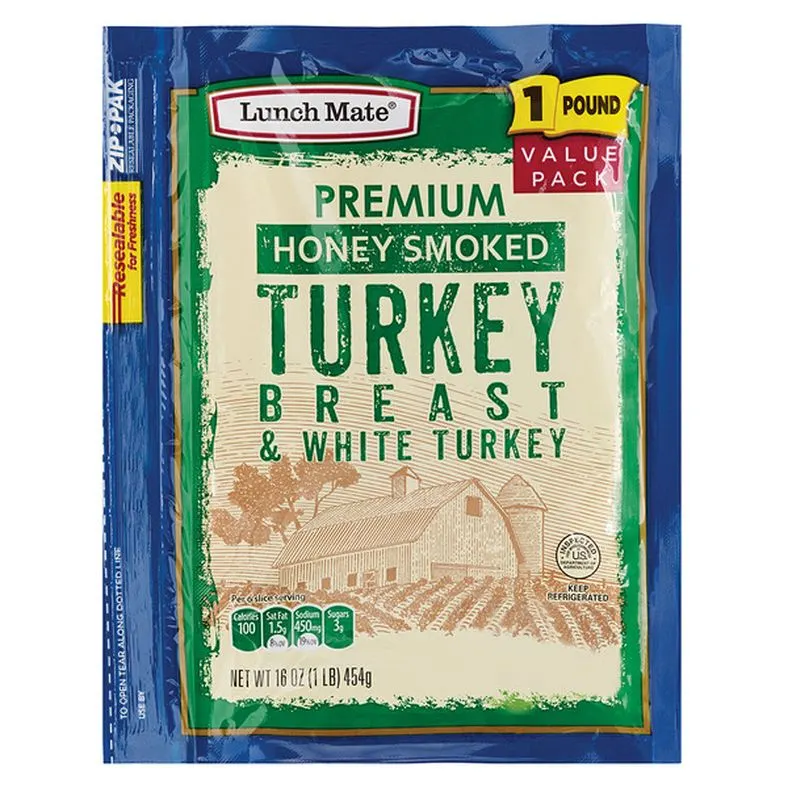 Lunch Mate Honey Smoked Turkey Breast & White Turkey