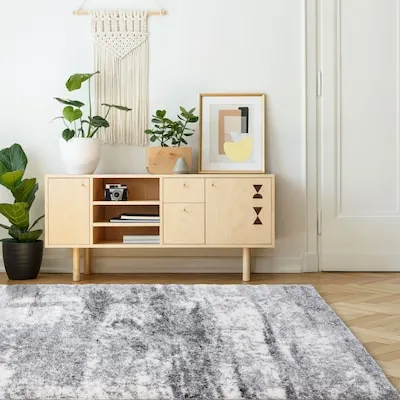 MOROCCAN HYPE Boho Vintage Diamond Rectangular Indoor Trellis Southwestern Pet Friendly Area and Runner Rugs