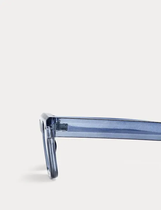Chunky D-Frame Polarised Sunglasses