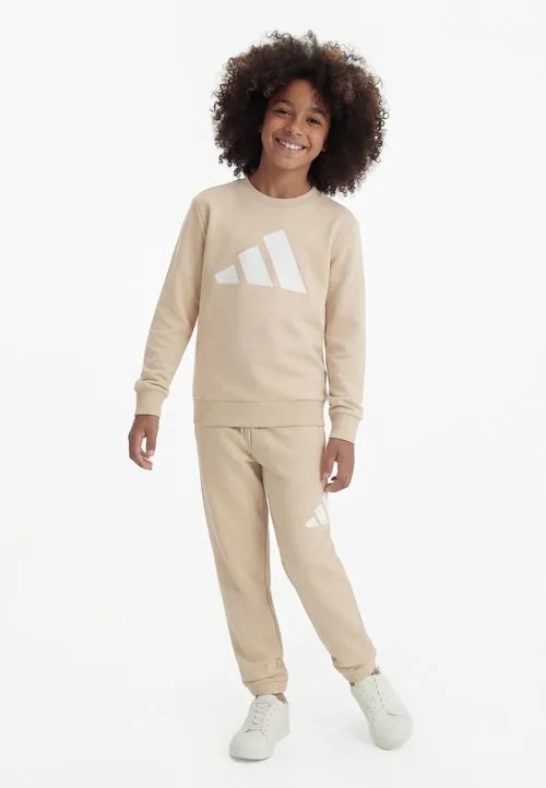 ESSENTIALS JOGGER JUNIOR UNISEX SET - Treningsdress - crystal linen/white