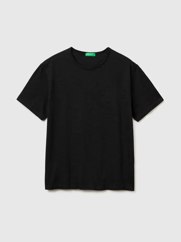 Slub cotton t-shirt