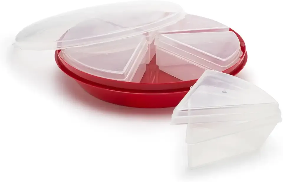 Fox Run Pie Carrier and Saver With Lid, Saves up to 10" Pies, Includes 6 Pie Slice Containers
