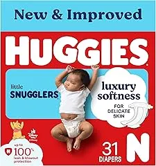 Huggies Size Newborn Diapers, Little Snuggl…