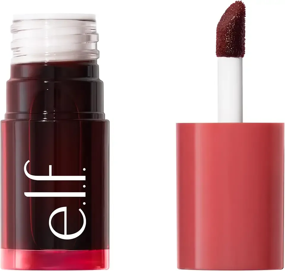 e.l.f. Sheer For It Blush Tint, Multi-Use, Long-Lasting Lip & Cheek Makeup, Creates A Natural Flush Finish, Vegan & Cruelty-Free, Cherry Cola