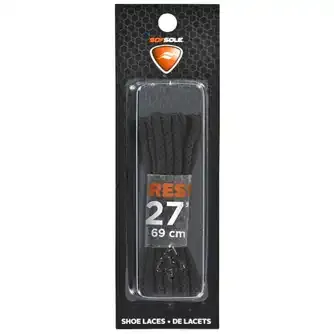Sof Sole Dress Round Black 27in Laces