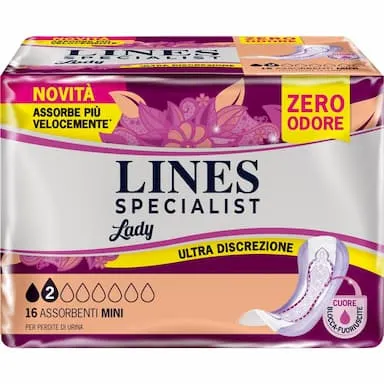 Lines Specialist Lady Assorbenti Mini 16 pz
