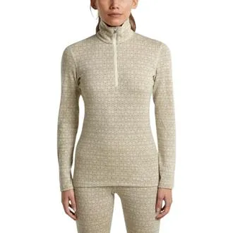 Haut thermique à manches longues et demi-zip Merino 260 Oasis Vertex pour femme