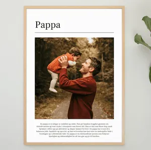 Personlig plakat | Pappa