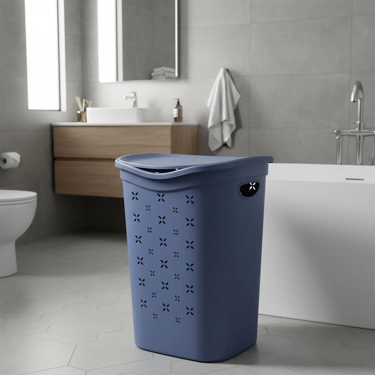 Portabiancheria Colors line Ottanio 55 litri