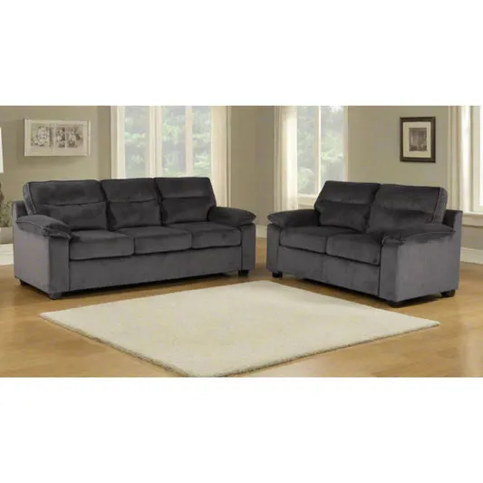 Glendale Sofa and Loveseat Set by Best Home - Gray
