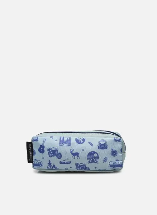 pennenzakken Trousse double meisjes blauw
