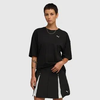 Puma Womens Wardrobe Essentials Oversized Tshirt