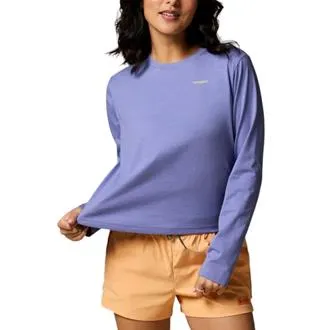 T-shirt à manches longue Flower Patch pour femme