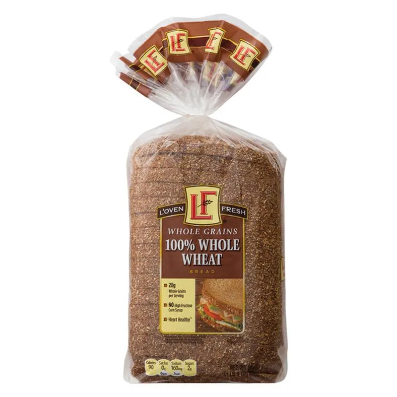 L'oven Fresh 100% Whole Wheat Wide Pan Bread