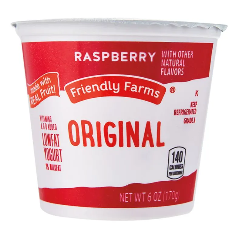 Friendly Farms Lowfat Raspberry Yogurt