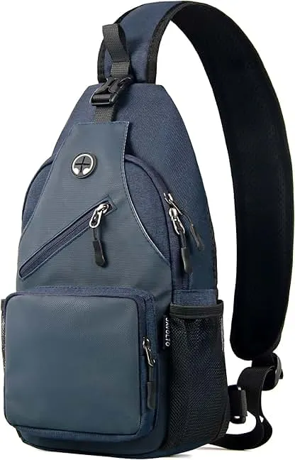 Javolto Sling Bag for Men Crossbody Backpack, Small Sling Backpack Mens Shoulder Bag, Casual Daypack Hiking Bag for Travel Javolto Sling Bag for Men Crossbody Backpack, Small…