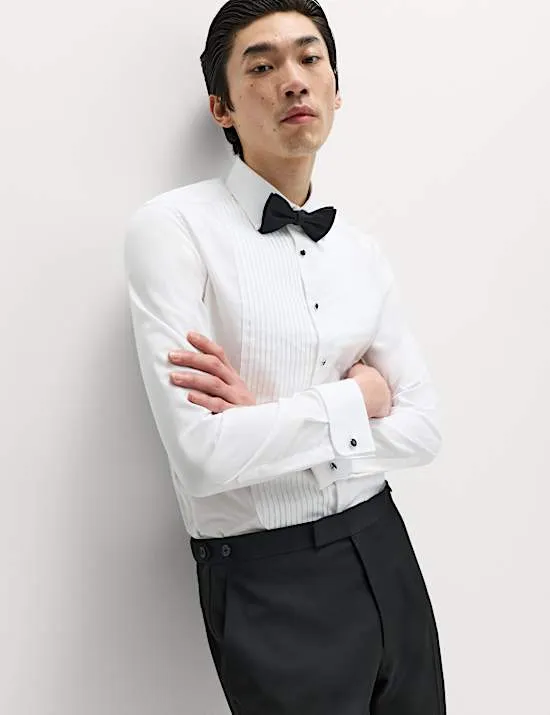 Extra Slim Fit Luxury Cotton Dress Shirt