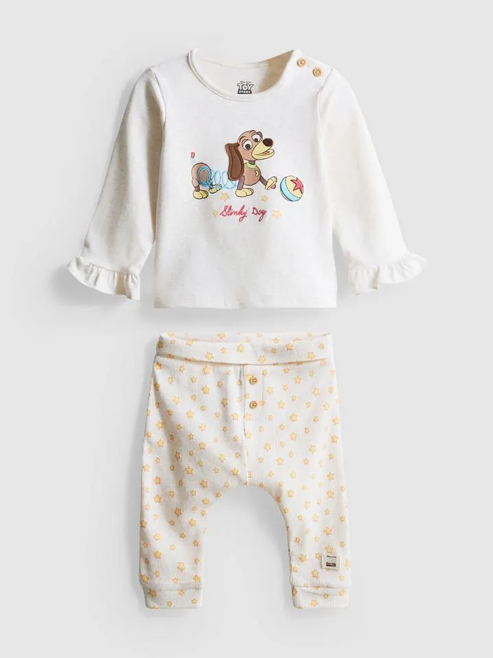 0–18 mois | Ensemble haut à volants et legging Disney Pixar Toy Story nouveau-né