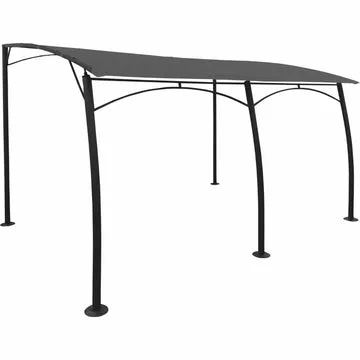 Gazebo Pergola Grigio 3x4 metri