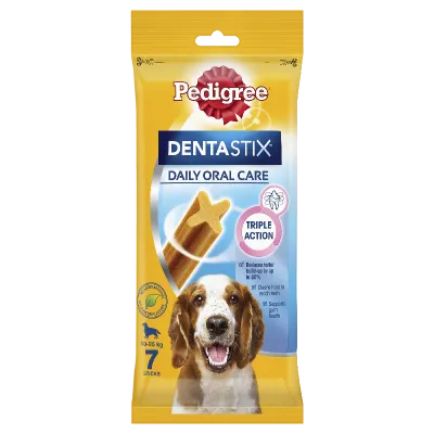 Pedigree Dentastix Dog Treats 7 Pack 110g-270g