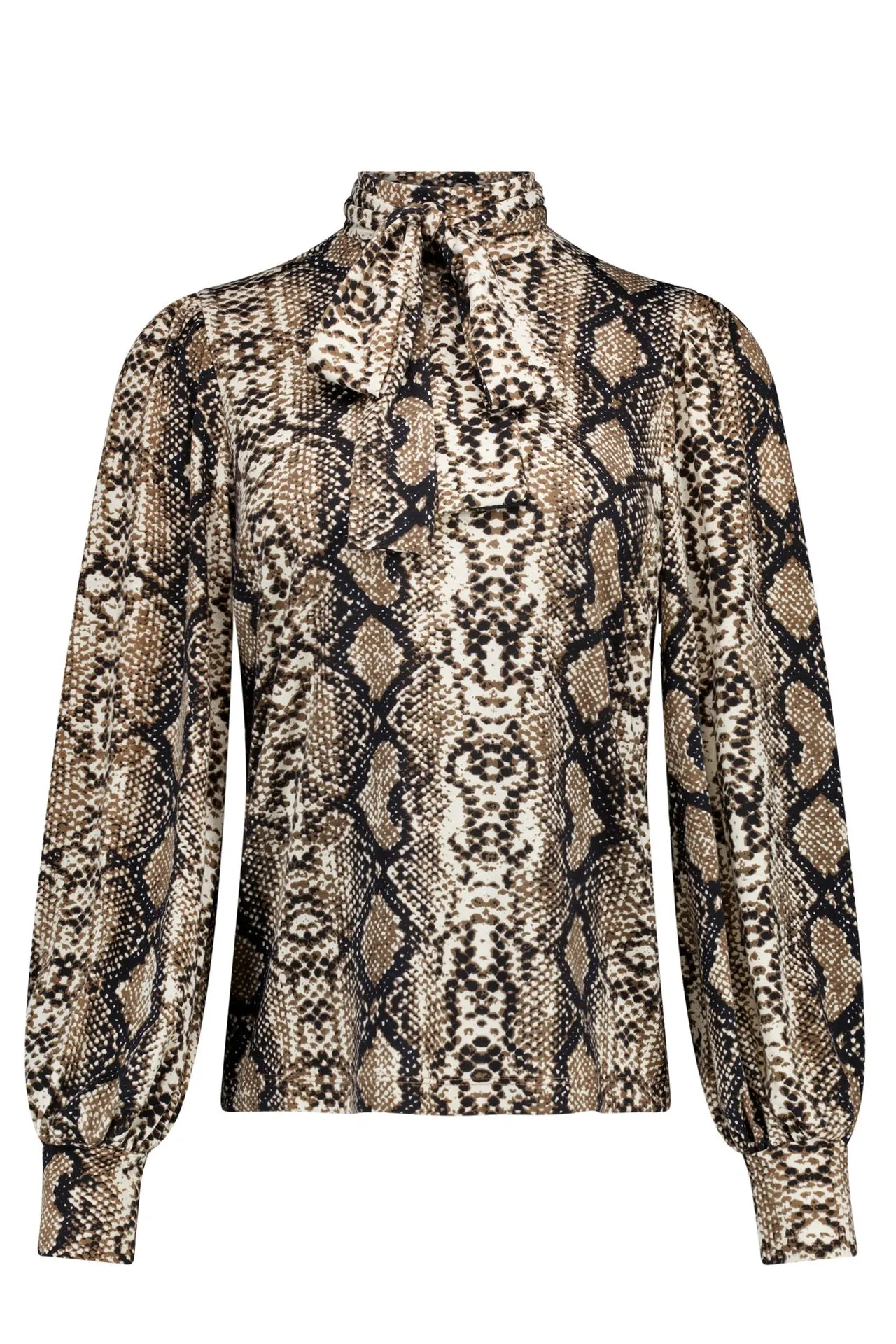 Shirt met slangenprint