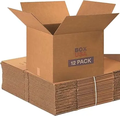 BOX USA Moving Boxes 20"L x 20"W x 15"H (12-Pack) Large…