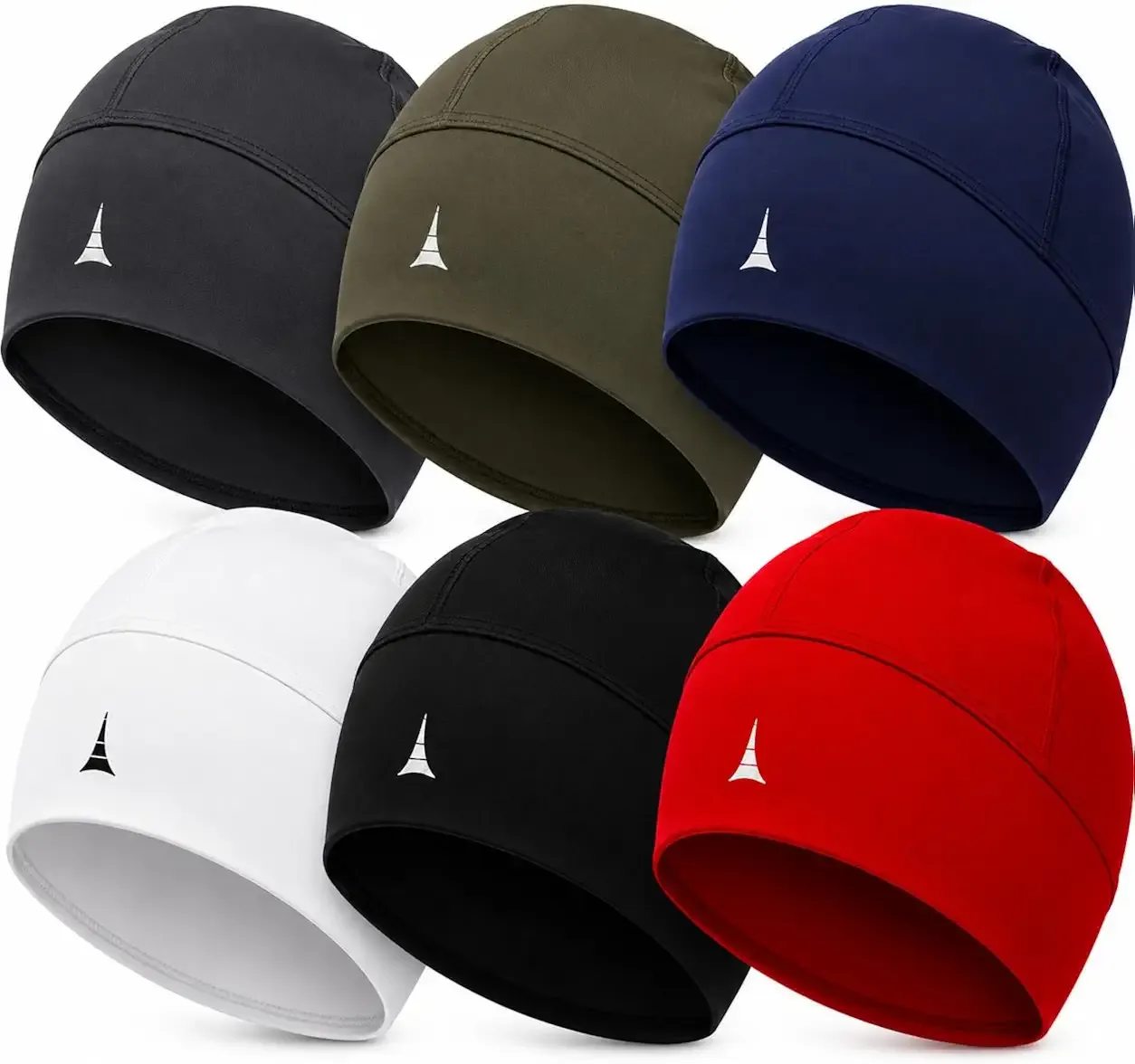 Helmet Liner Sweat Wicking Skull Cap Beanie. Ultimate Performance Moisture Wicking. Fits Under Helmets