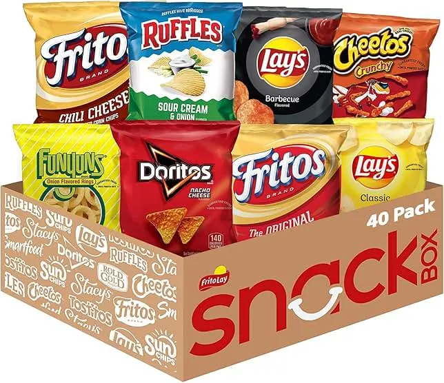 Frito-Lay Variety Packs, Party Mix, Single Serve Bags (40 Pack)