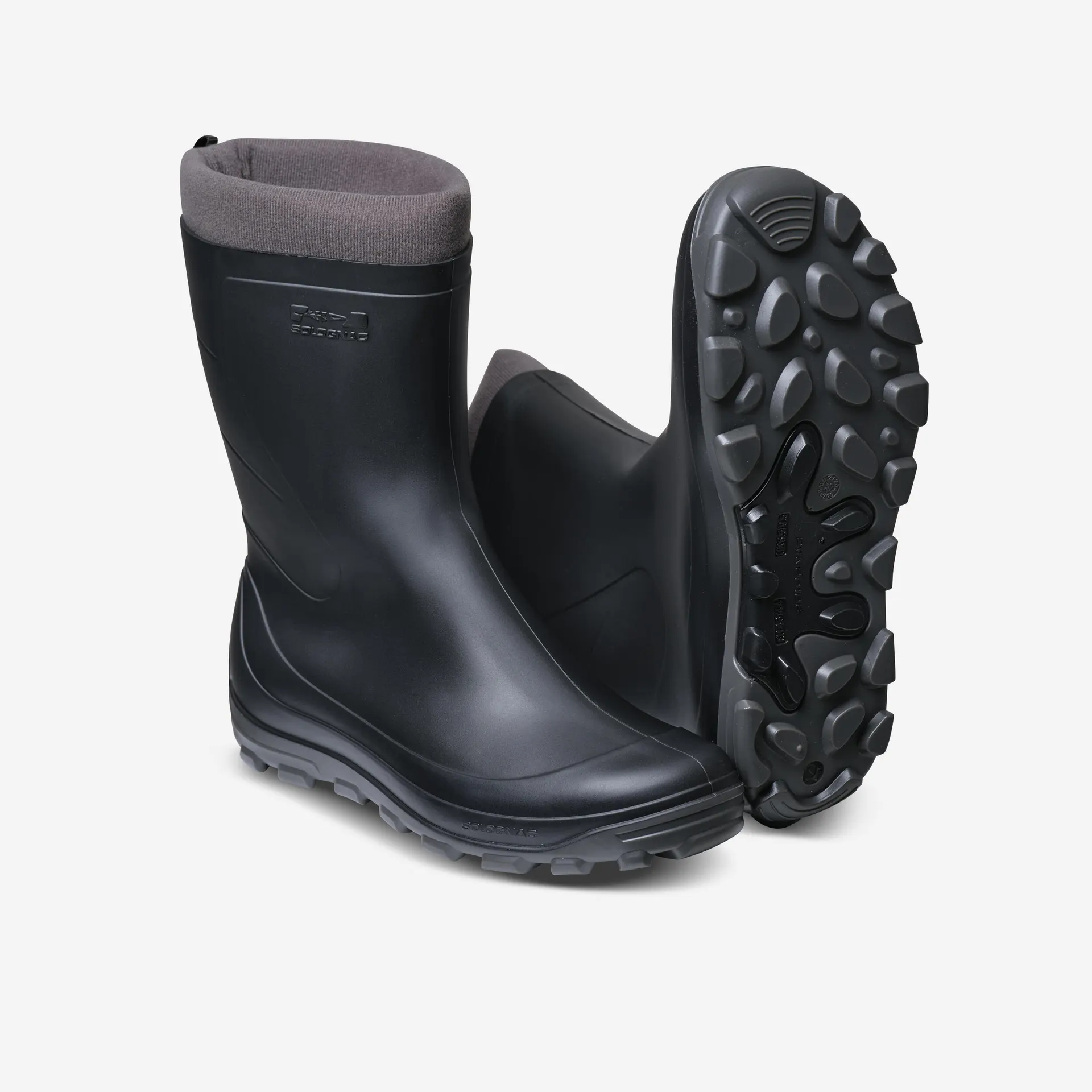 SOLOGNAC Unisex zimní hřejivé holínky s kožešinou 100