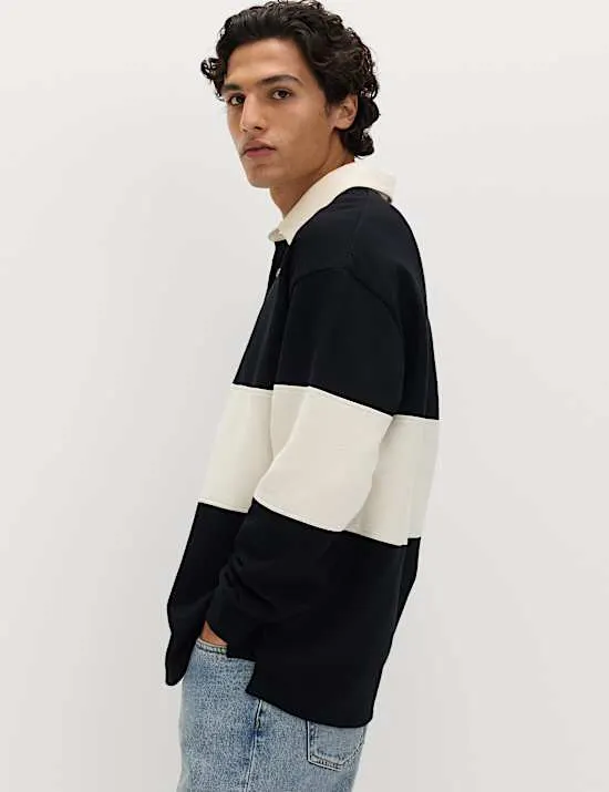 Cotton Rich Pique Rugby Shirt