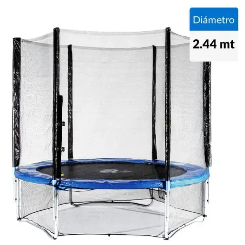 Cama Elástica Premium 244 cm 8Ft Azul